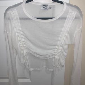 Knit, princess polly top. Ties on sides